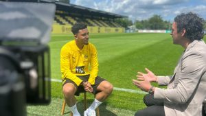 جادون سانشو حصريًا: “كنت أعرف دائمًا” – من كرة القدم في القفص إلى أول نهائي لدوري أبطال أوروبا