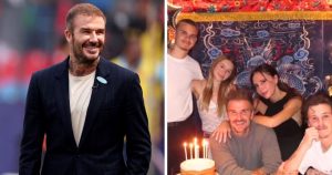 فيكتوريا بيكهام تعطي المشجعين لمحة عن يوم ميلاد ديفيد بيكهام الحميم التاسع والأربعين بعد يومها الخمسين الملحمي