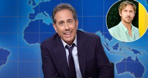 جيري سينفيلد يزور برنامج SNL ليقدم نصيحة لريان جوسلينج حول القيام بالكثير من الصحافة