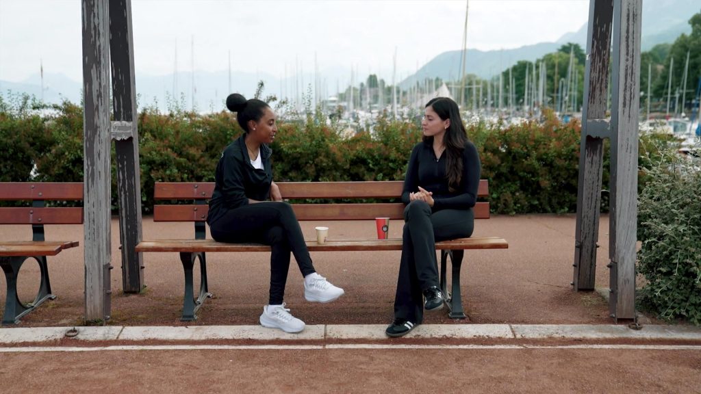 “مكاني السعيد” – مارديني يلتقي بدراج الفريق الأولمبي للاجئين جيبرو قبل ألعاب باريس 2024