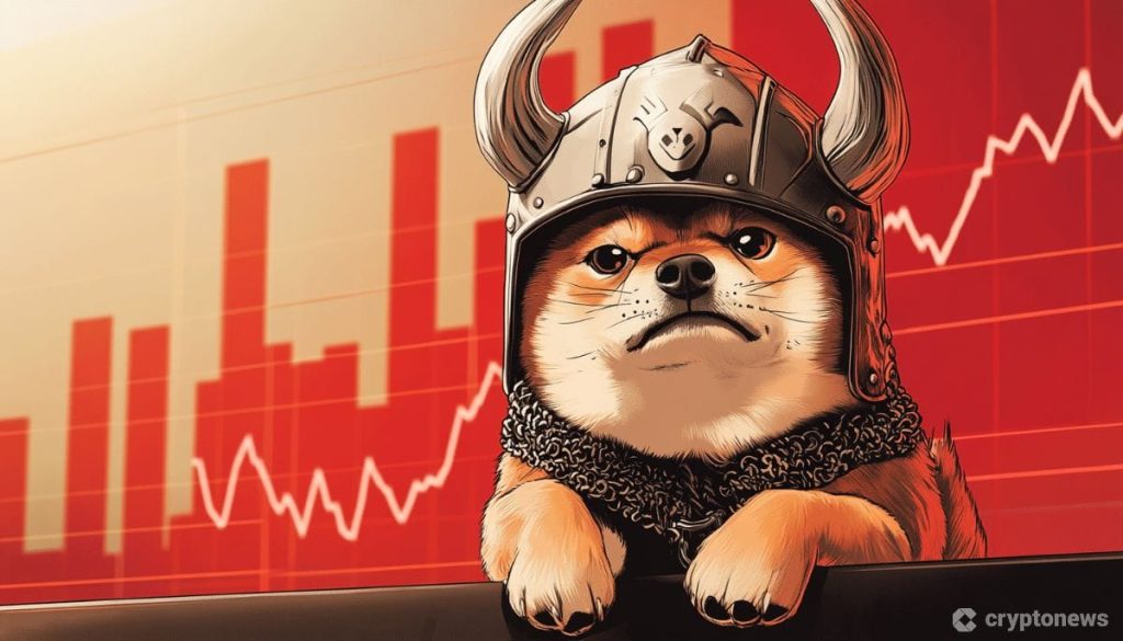 بعد أسبوع صعودي، عاد Floki إلى اتجاه السوق حيث انخفض بنسبة 20%. هل يتجه $FLOKI إلى الصفر؟