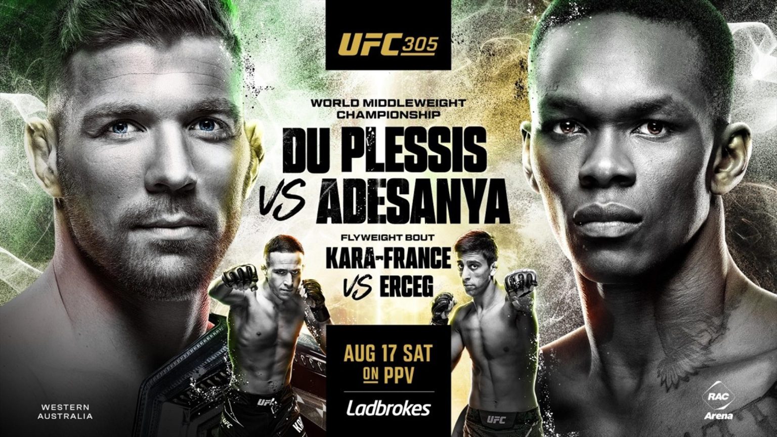 UFC 305 LIVE – تغطية كاملة لمباراة Dricus Du Plessis ضد Israel Adesanya على حزام الوزن المتوسط