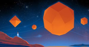 هندسة الكم الموجودة خارج المكان والزمان