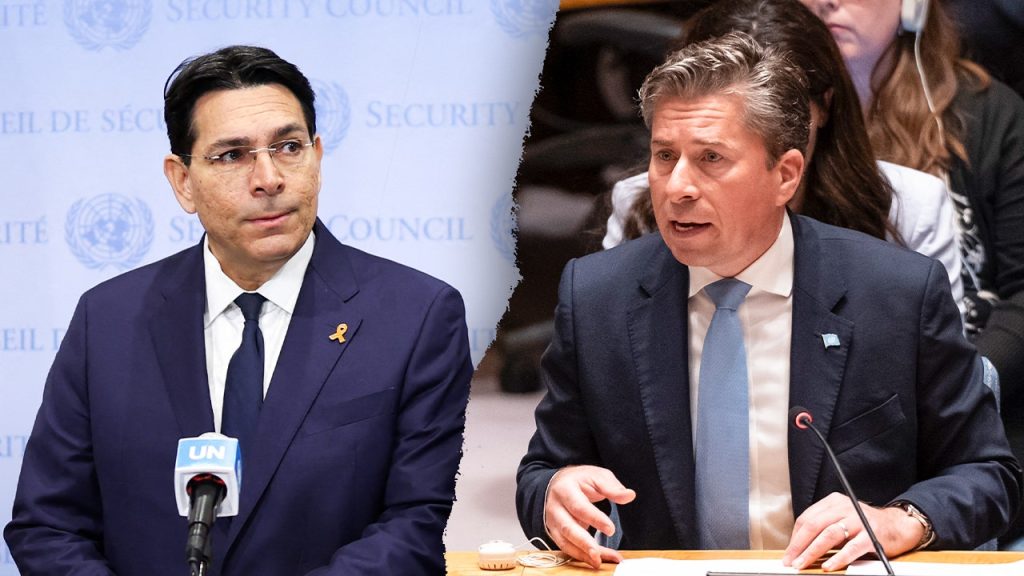 سفير الأمم المتحدة الإسرائيلي يرفرف رئيس الإنسان على اتهام الإبادة الجماعية في غزة