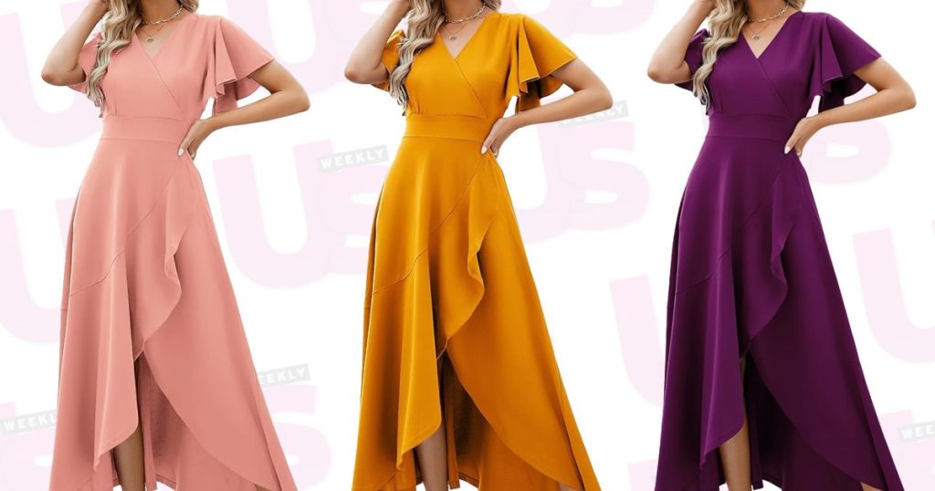 هذا فستان ضيف زفاف أقل من 60 دولارًا على الأمازون يتجاوز الإغراء بالنسبة للنساء التي تزيد عن 40 عامًا