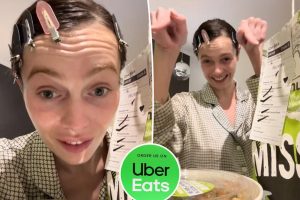 تشارك مستخدم Tiktok Emma Kate Boyd كيف تحصل على طعام مجاني على تطبيق Uber Eats