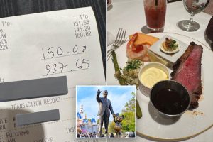 Disneyland Dad ، John Tolkien ، يكشف عن إيصال طعام صادم بقيمة 1 ألف دولار من Breakfast