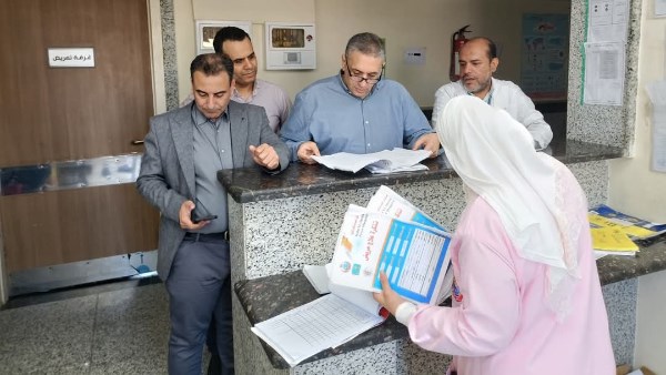 وكيل صحة كفر الشيخ يطمئن على الخدمات الطبية بمستشفى الحميات.. صور