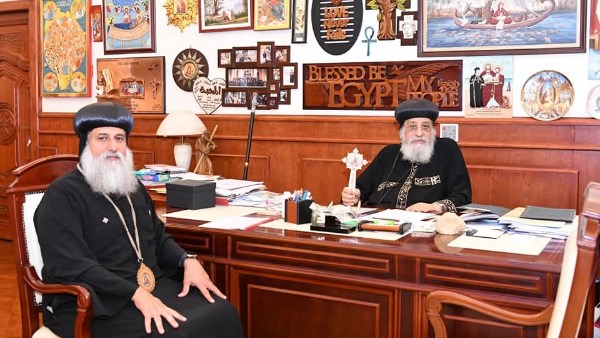 البابا تواضروس يستقبل عددًا من أساقفة المهجر .. صور