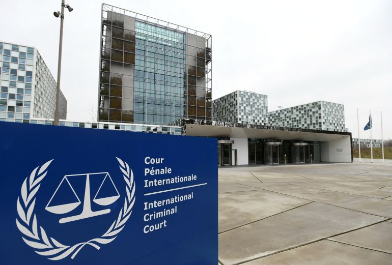FILE PHOTO: The International Criminal Court building is seen in The Hague, Netherlands, January 16, 2019. REUTERS/Piroschka van de Wouw/File Photo