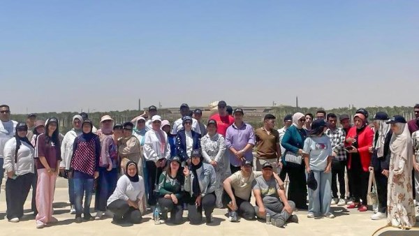 وفد طلابي من ذوي الهمم بجامعة طنطا يزور العاصمة الإدارية الجديدة