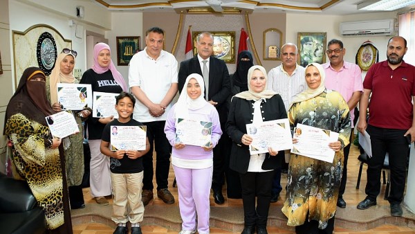 بورسعيد | الغرباوي يكرم الفائزين في المسابقات الوزارية لتوجيه اللغة العربية