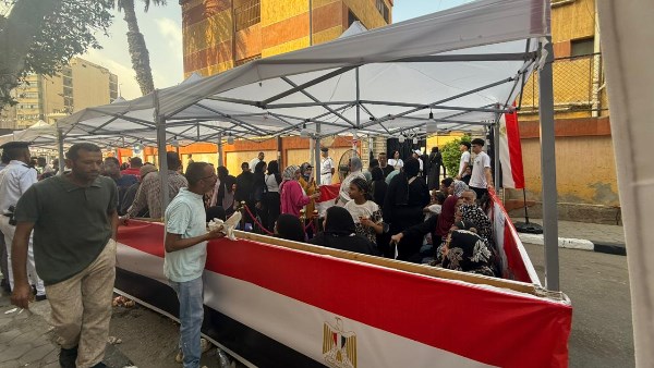 إقبال الناخبين في الغربية على صناديق الاقتراع بانتخابات الشيوخ 2025