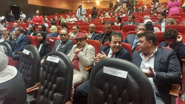 درة وعمرو عبد الجليل فى افتتاح مهرجان بورسعيد السينمائى