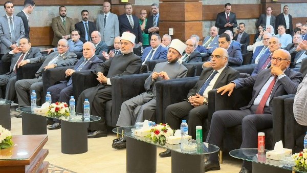 وزير الأوقاف ومفتي الجمهورية يشهدان احتفالية المولد النبوي بنادي قضاة مصر