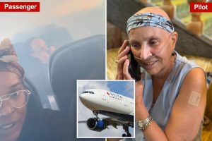 دلتا لاستبدال أجزاء المحرك بعد الركاب ، يعاني الطاقم من إصابات في الدماغ من تسرب الدخان السام