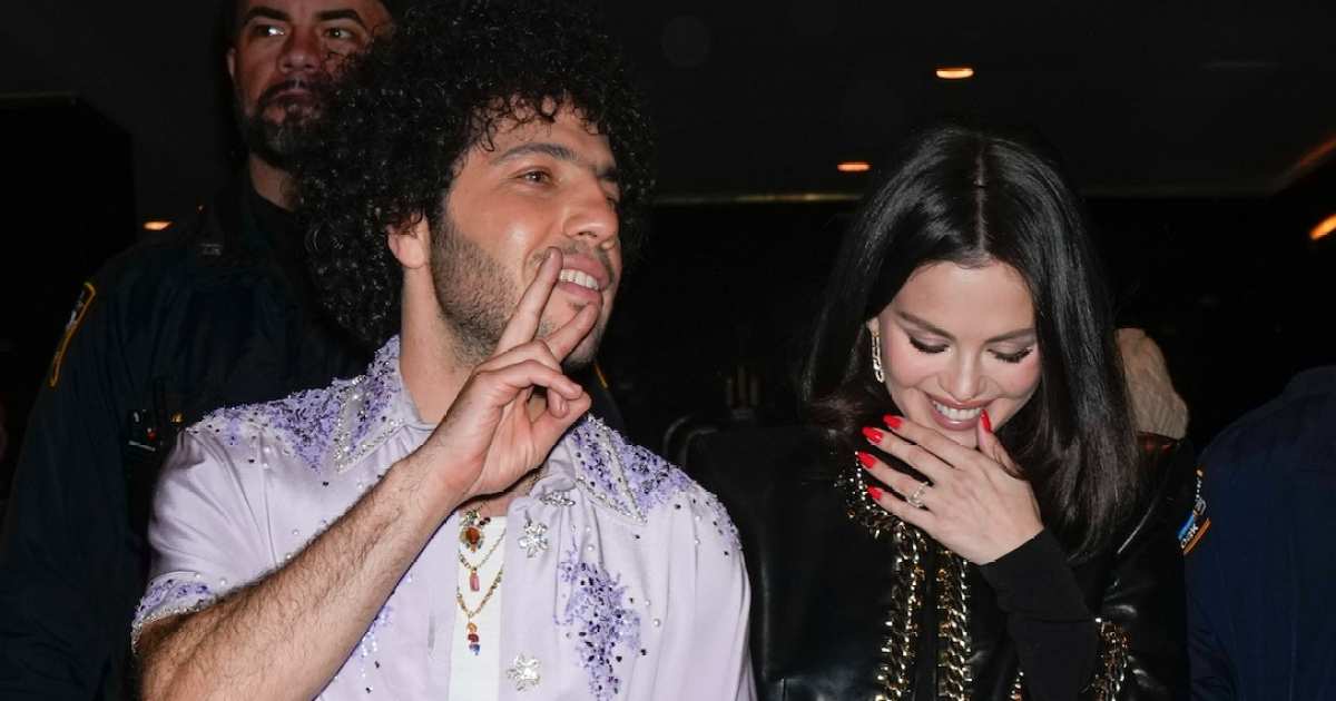 سيلينا غوميز تشع بالفرح بعد حفل زفاف بيني بلانكو GettyImages-2205441481