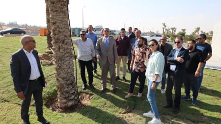 محافظ الجيزة يتفقد اللمسات النهائية لأعمال التطوير والتجميل استعدادًا لافتتاح المتحف المصري الكبير