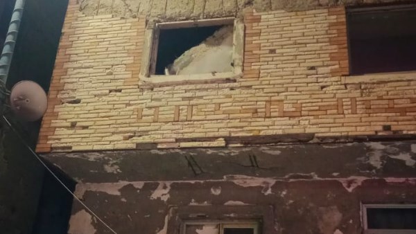 الإسكندرية: لا وفيات في انهيار اجزاء من عقار بشارع اطلس بالعصافرة