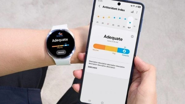 مؤشر مضادات الأكسدة في Galaxy Watch 8.. سامسونج تكشف عن تقنية جديدة لقياس صحة البشرة