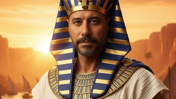 أحمد السعدني يشارك في تريند الصور الفرعونية