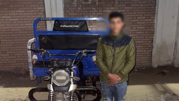 القبض على قائد تروسيكل صدم شخص بكفر الشيخ
