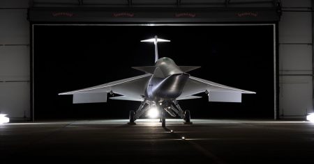 طائرة ناسا الهادئة الأسرع من الصوت تطير