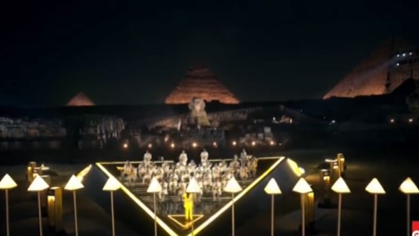 في مشهد مهيب.. إبداع أوركسترا افتتاح المتحف المصري الكبير  بسفح الأهرامات