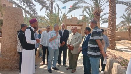 السفير رضا الطايفى: مكتبة سيوة نموذجية وصديقة للبيئة