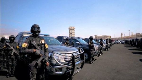 شاهد.. إنتشار الشرطة إستعدادا لتأمين أنتخابات مجلس النواب