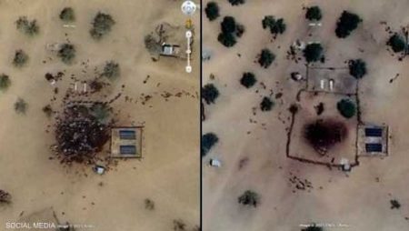 بقع دماء أم ماشية حول بركة ماء.. صورة من السودان تثير الجدل