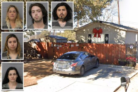 تم العثور على امرأة من تكساس مقيدة بالسلاسل في الفناء الخلفي لمنزلها في أوستن بعد أن زُعم أنها احتجزت من قبل خمسة مشتبه بهم لعدة أشهر