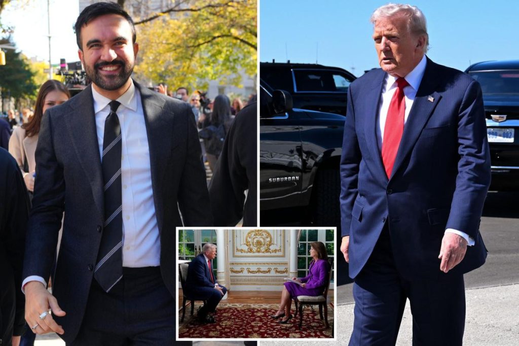 يتفاخر دونالد ترامب بأنه “أفضل بكثير” من المرشح الأوفر حظا لمنصب عمدة مدينة نيويورك زهران ممداني