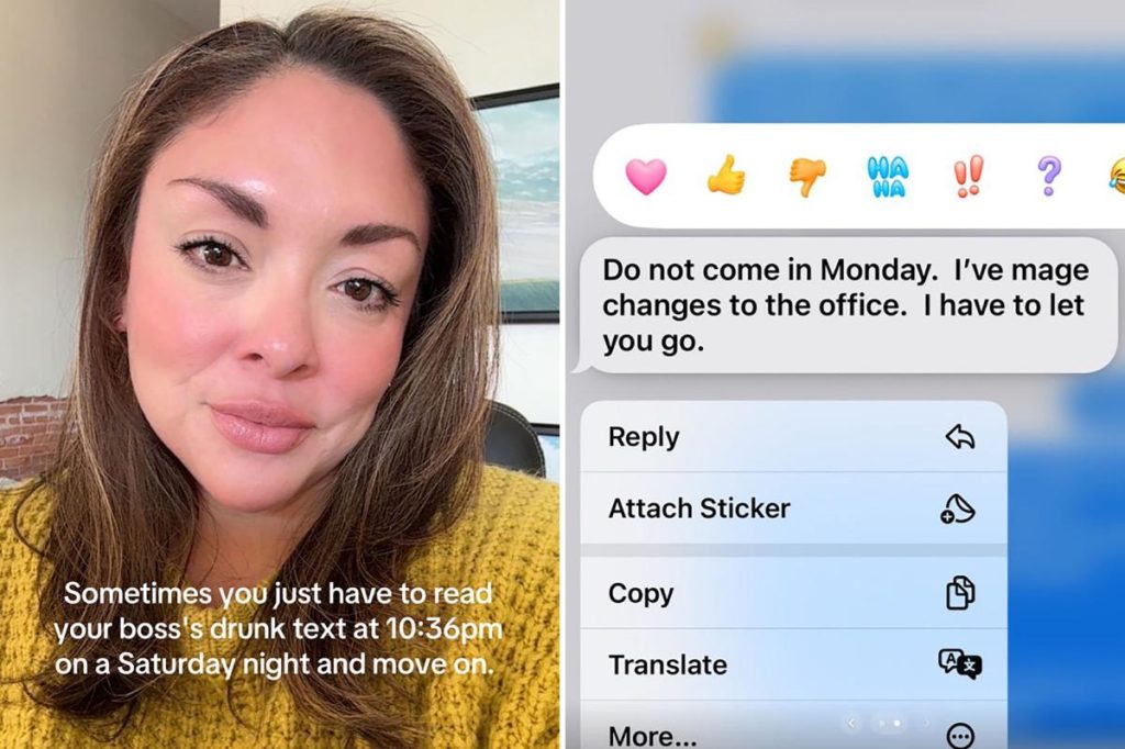 وكيل عقارات يُقال بعد إرسال رئيسه رسالة نصية ليلية “في حالة سكر”.