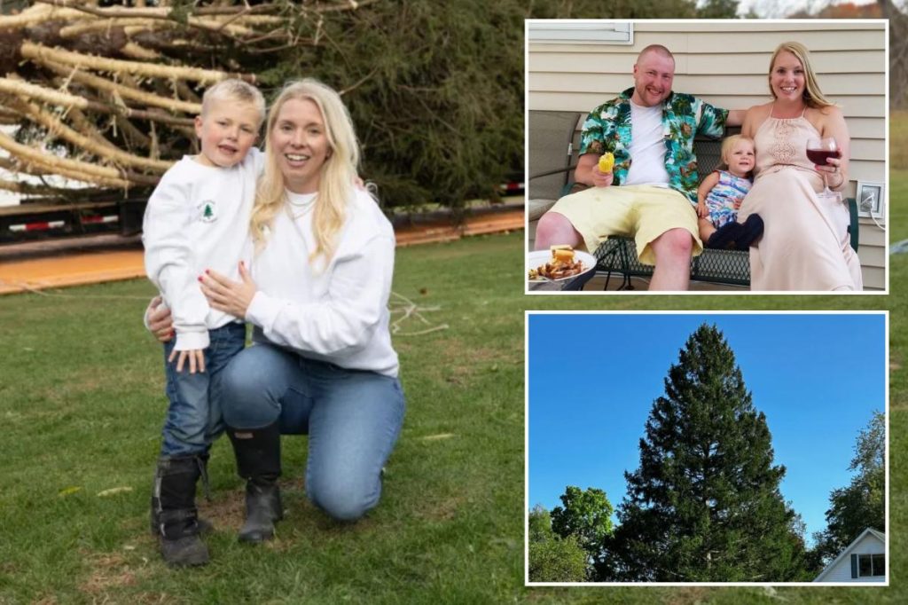 تبرعت جودي روس بشجرة عيد الميلاد في مركز روكفلر لتكريم زوجها الراحل