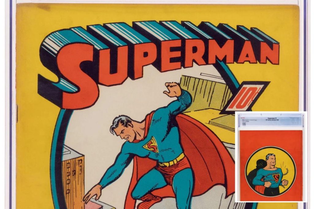 يمكن بيع كتاب فكاهي نادر لسوبرمان تم العثور عليه في علية كاليفورنيا بمبلغ 6 ملايين دولار