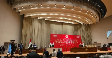 العراق.. انتخاب هيبت الحلبوسي رئيساً لمجلس النواب