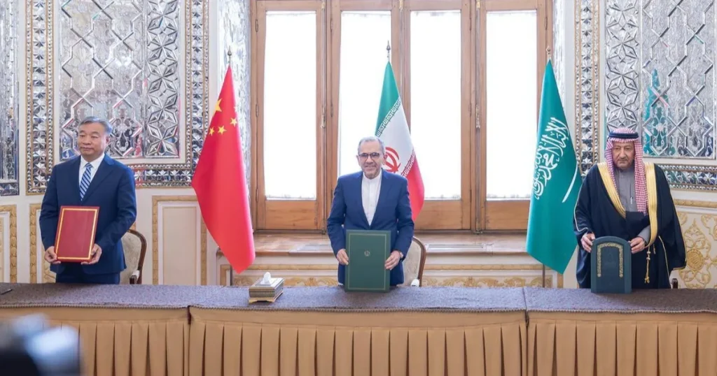 اجتماع اللجنة السعودية الصينية الإيرانية في طهران لمتابعة اتفاق بكين