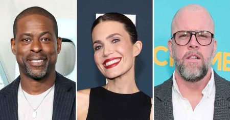 ستيرلينغ ك. براون وماندي مور وكريس سوليفان يكشفون من أخذ دروسًا صوتية لبودكاست (Podcast) الحي الأول.