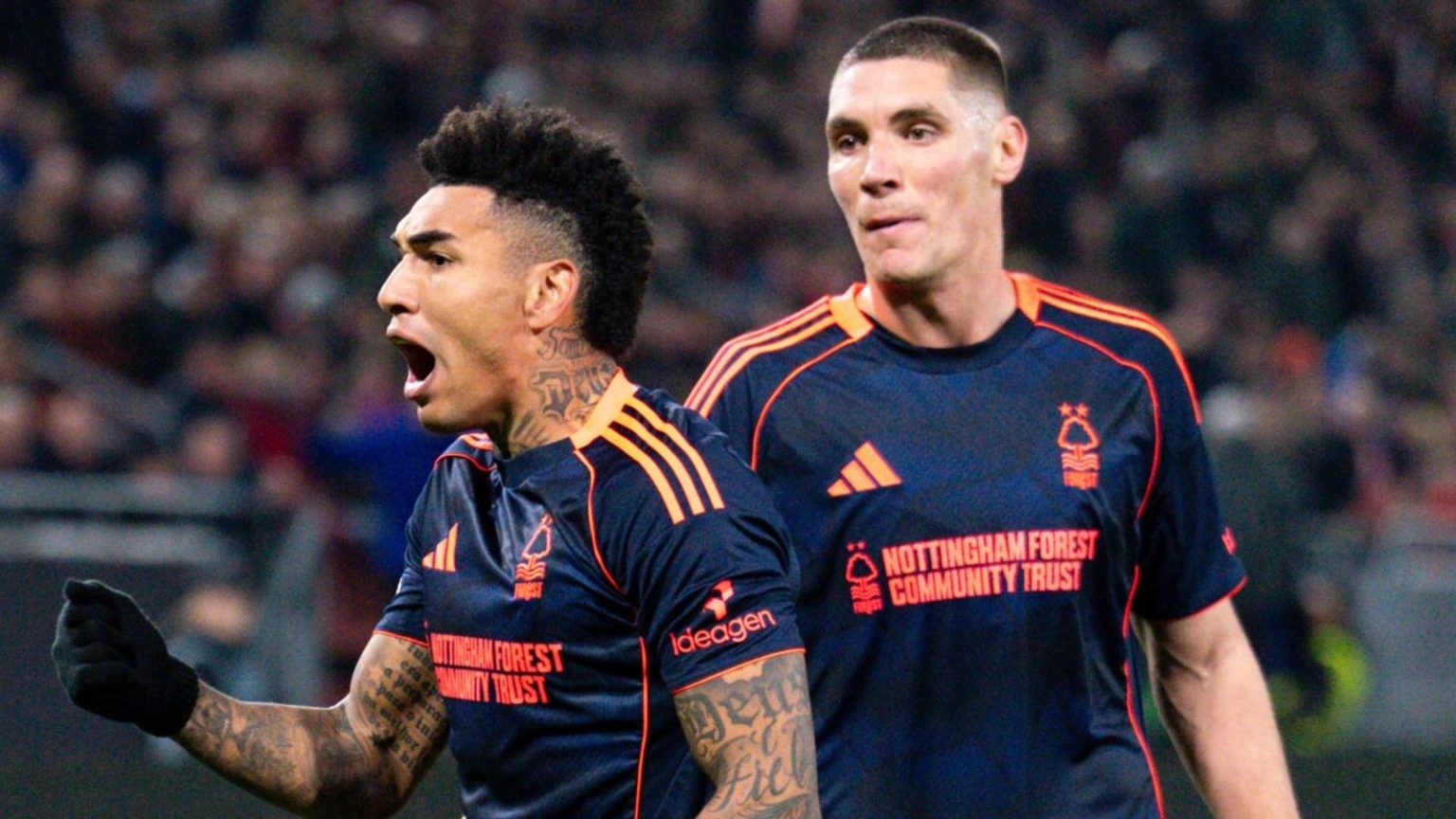 أوتريخت 1-2 نوتنغهام فورست: إيغور خيسوس يحسم الفوز الأوروبي الأول للفريق في 30 عامًا.