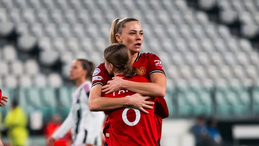 يُنهي هدف جيس بارك (Jess Park) فوز مانشستر يونايتد على يوفنتوس بنتيجة 1-0.