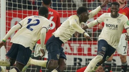 مانشستر يونايتد 1-1 وست هام: تعادل ماجاسا في الدقائق الأخيرة يحرم فريق روبن أموريم من الفوز.