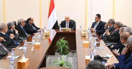 العليمي: إنهاء الوجود العسكري الإماراتي في اليمن تصحيح للمسار ولا يعني القطيعة