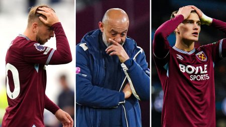 مدرب وست هام، نونو إسبيريتو سانتو، يعتذر عن الهزيمة المحرجة أمام وولفز.