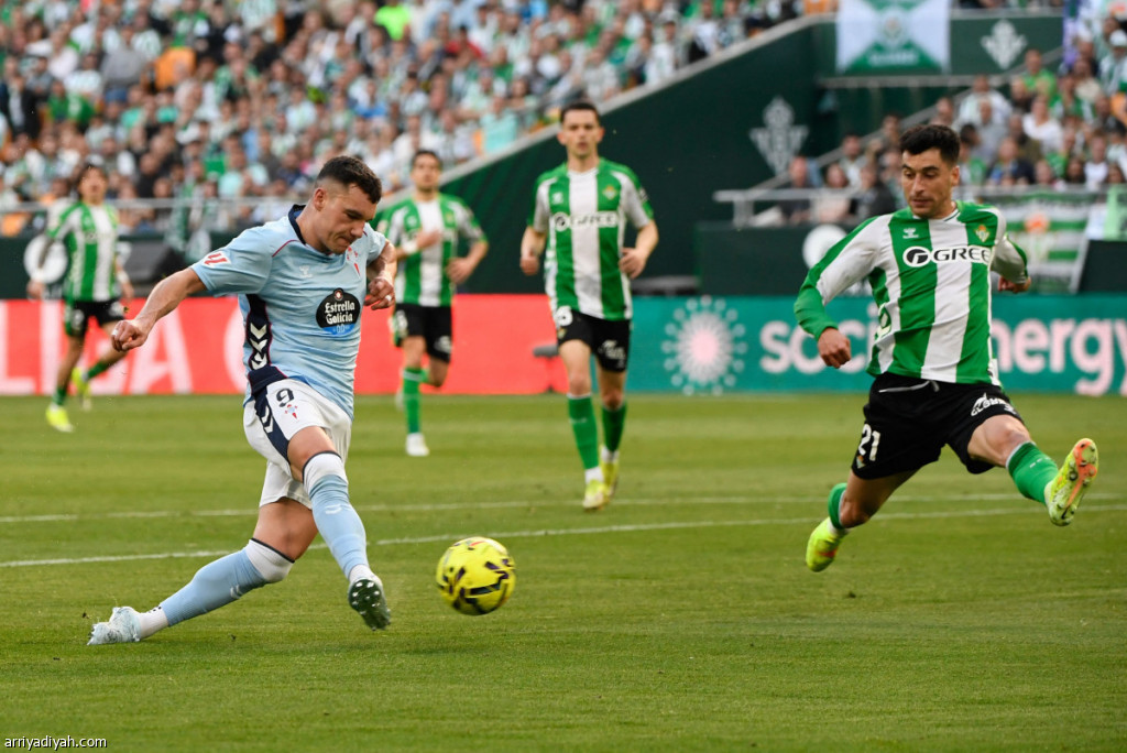 ريال بيتيس يتعادل بإيجابية مع سيلتا فيغو في الدوري الإسباني